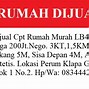 Contoh Iklan Jual Rumah